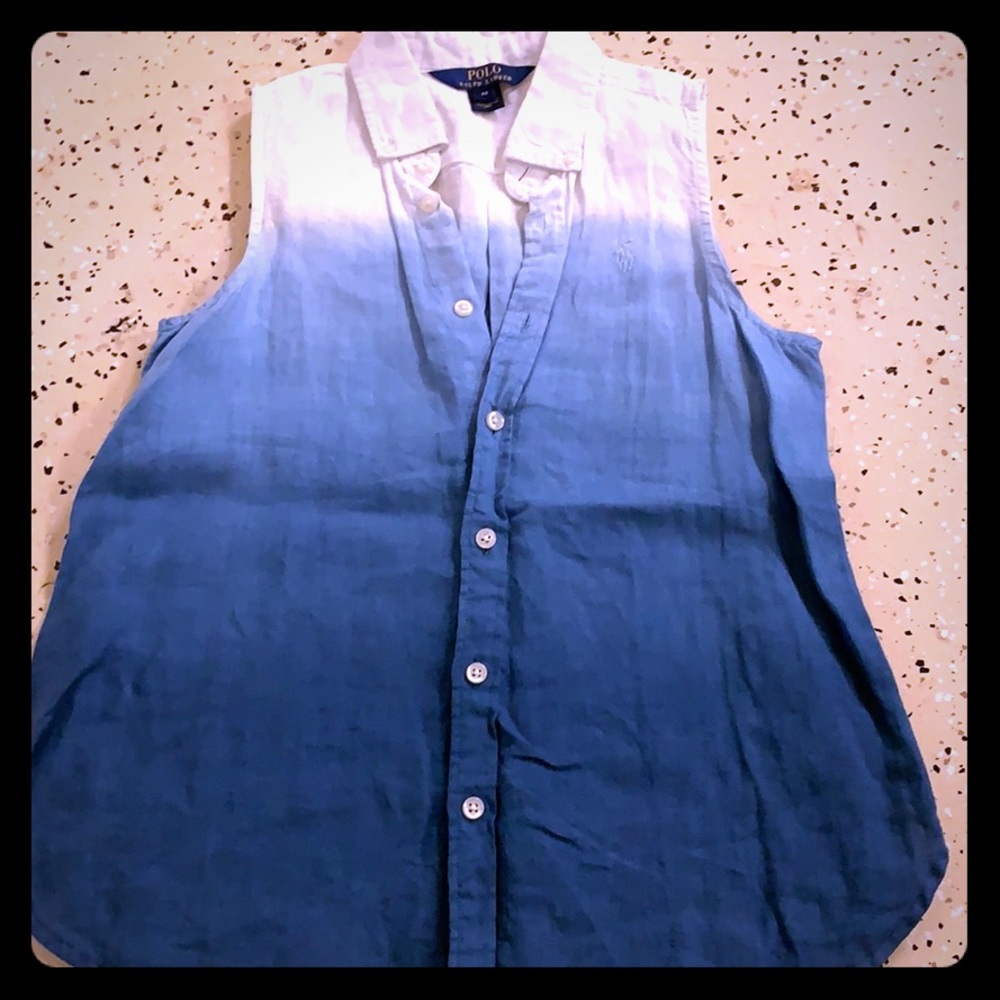 💃Polo linen top